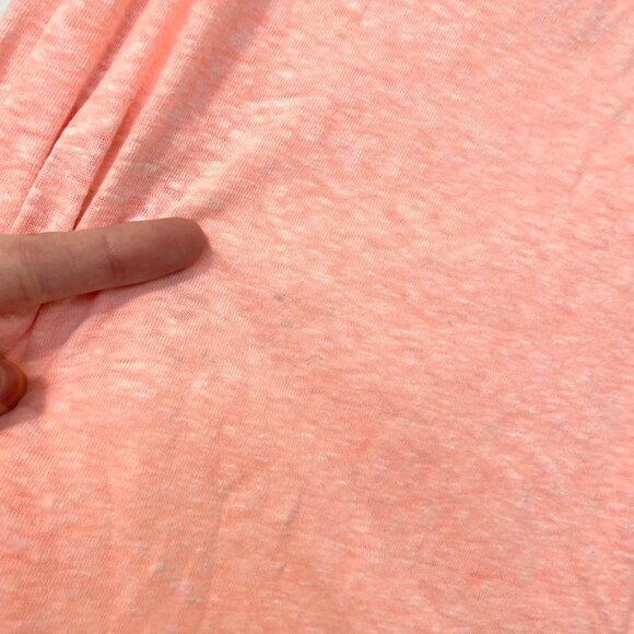 VICTORIA'S SECRET VS Knotted Tank Cover Up / Tunic Top Coral Pink Crochet Sheer - Picture 14 of 16